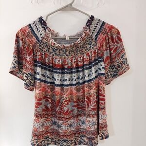 Lee Cooper Multicolor Patterned Women's Blouse